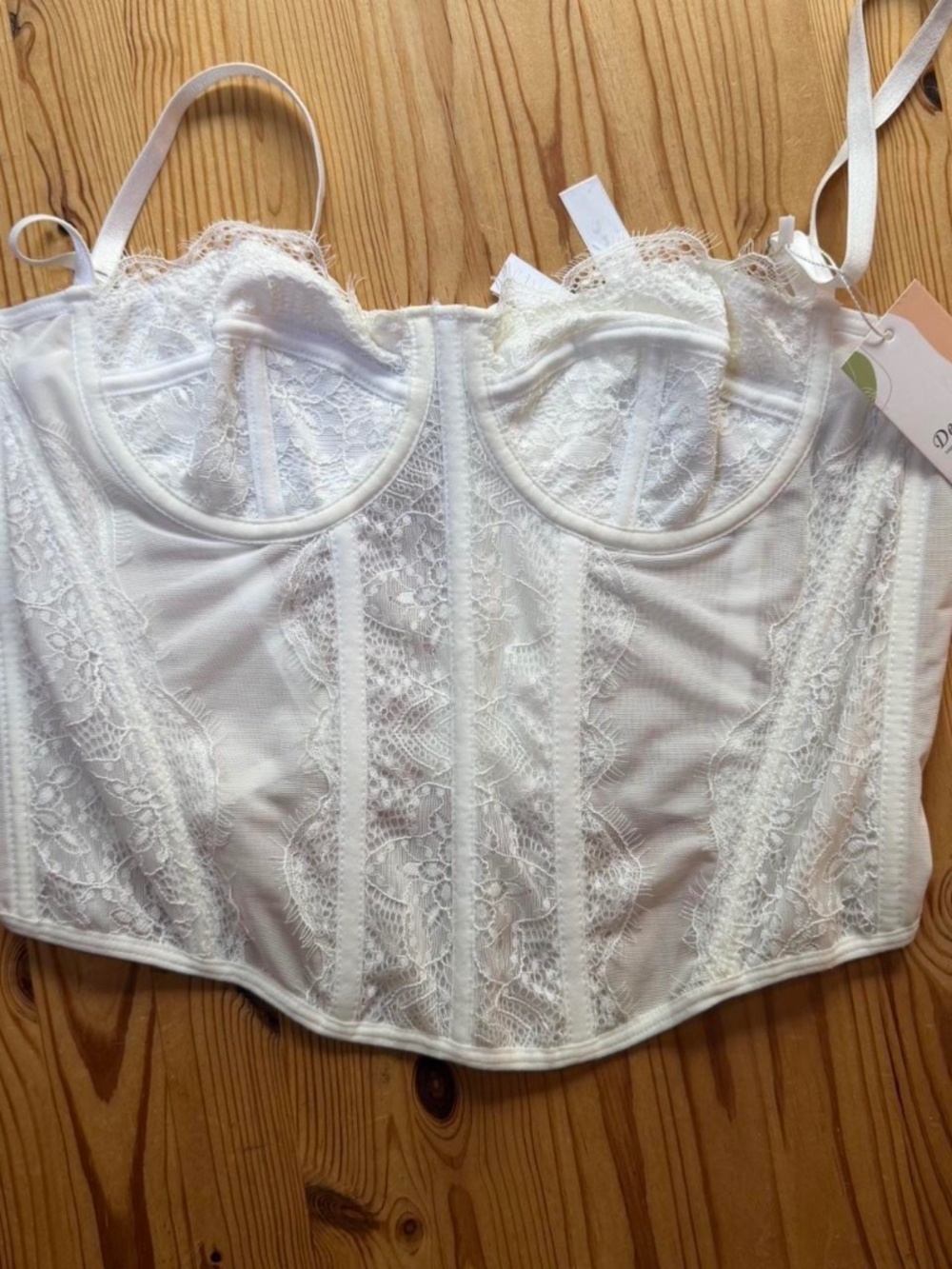 Women's White Corset